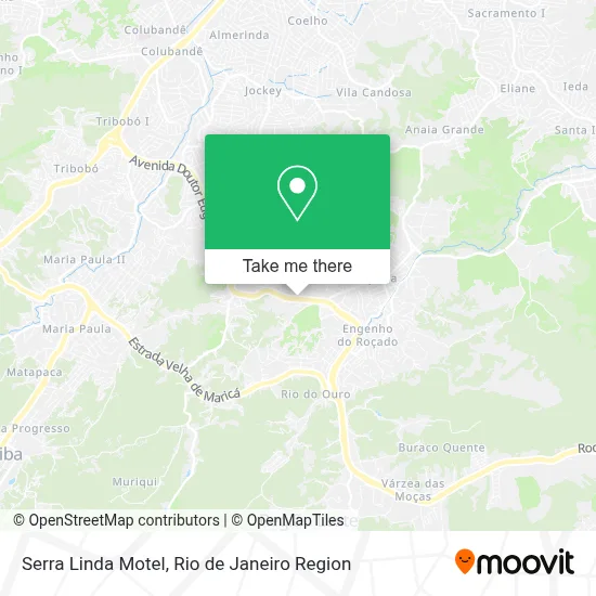 Serra Linda Motel map