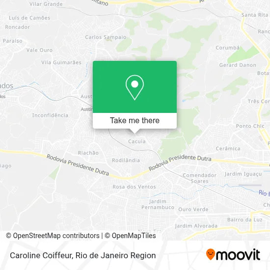 Caroline Coiffeur map