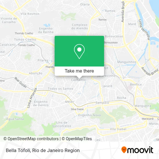 Bella Tófoli map