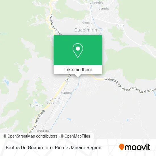 Brutus De Guapimirim map