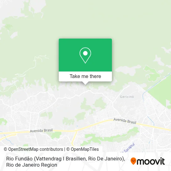 Rio Fundão (Vattendrag I Brasilien, Rio De Janeiro) map