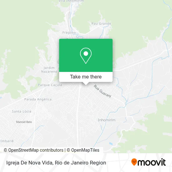 Igreja De Nova Vida map