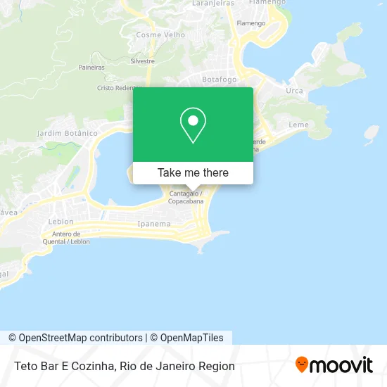 Teto Bar E Cozinha map