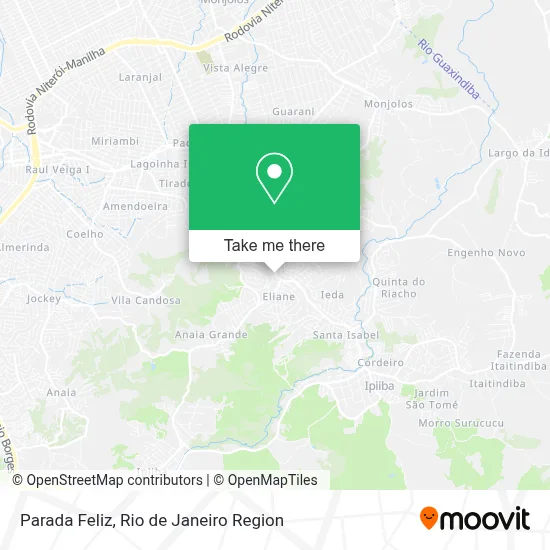 Parada Feliz map