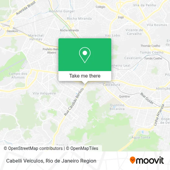 Cabelli Veículos map