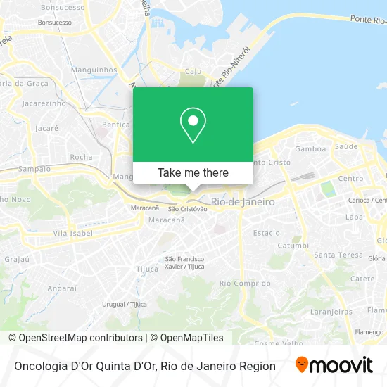 Oncologia D'Or Quinta D'Or map