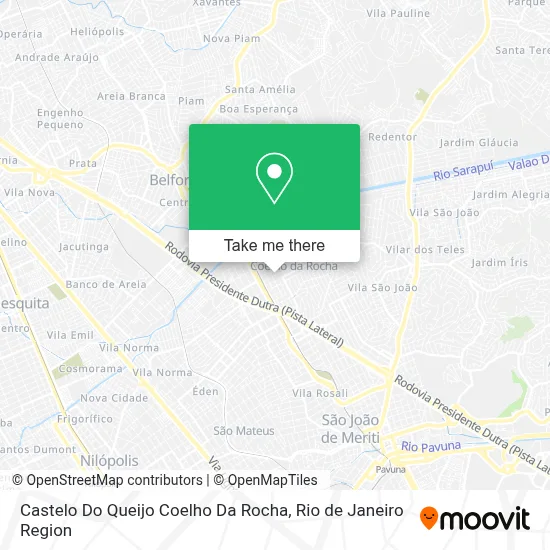 Castelo Do Queijo Coelho Da Rocha map