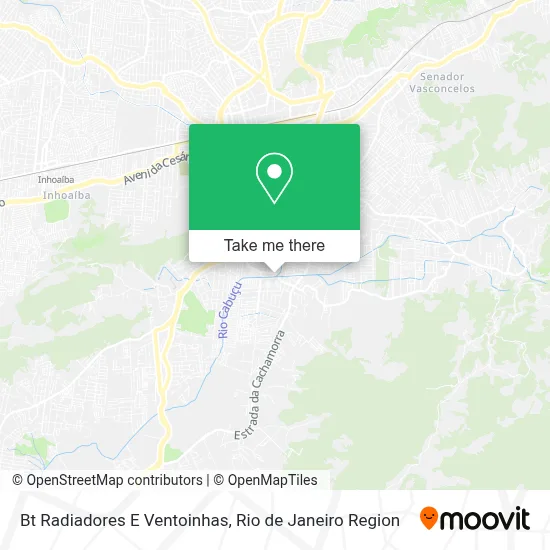 Bt Radiadores E Ventoinhas map