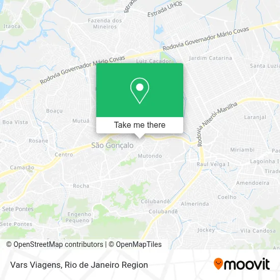 Vars Viagens map