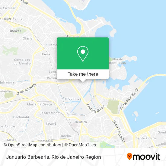 Januario Barbearia map