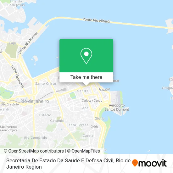 Secretaria De Estado Da Saude E Defesa Civil map
