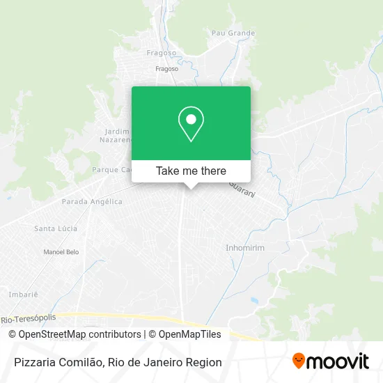 Pizzaria Comilão map