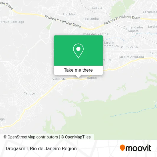 Drogasmil map
