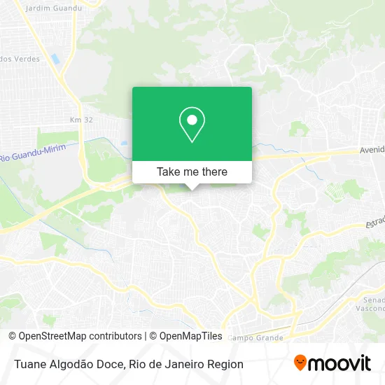 Tuane Algodão Doce map