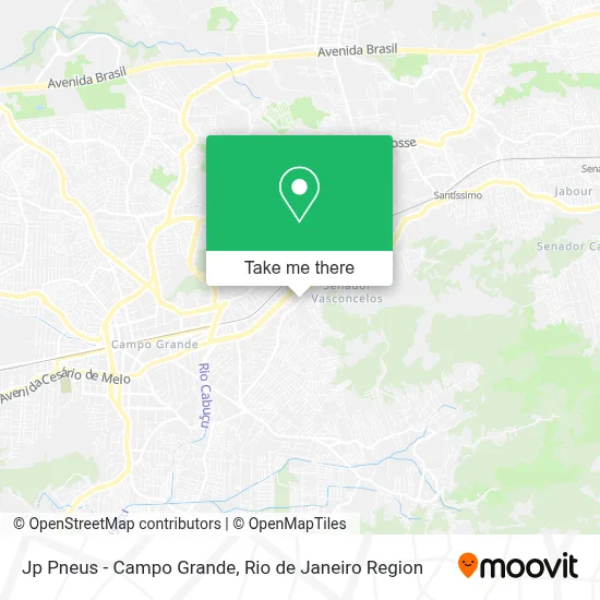 Jp Pneus - Campo Grande map