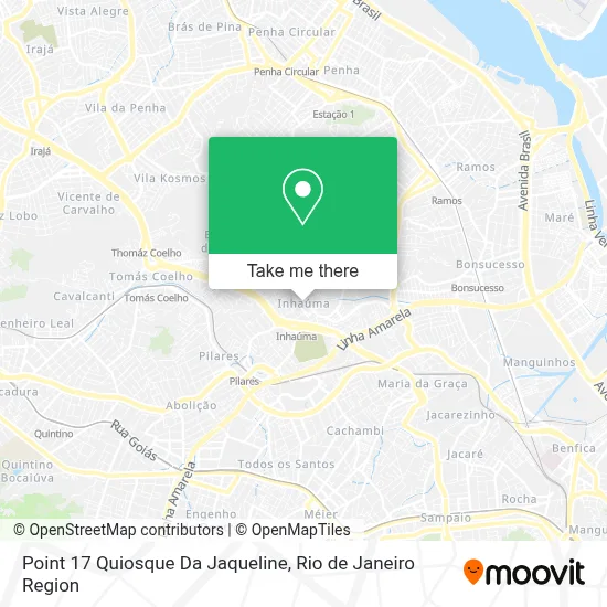 Point 17 Quiosque Da Jaqueline map
