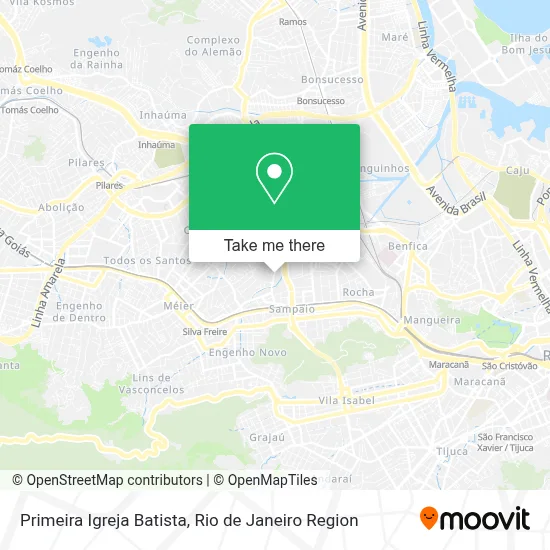 Primeira Igreja Batista map