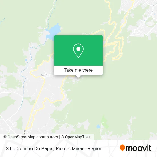 Sítio Colinho Do Papai map