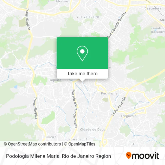 Podologia Milene Maria map