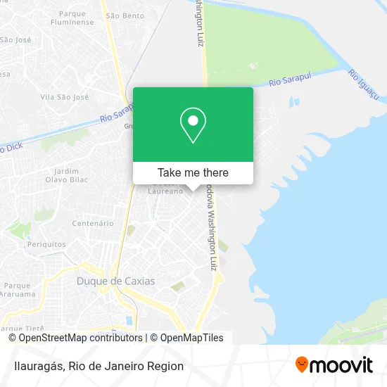 Ilauragás map