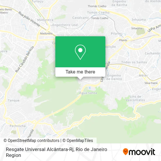 Resgate Universal Alcântara-Rj map
