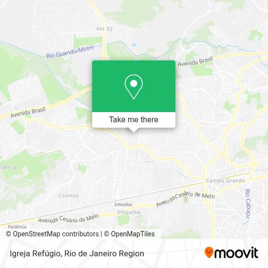 Igreja Refúgio map