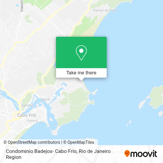 Condominio Badejos- Cabo Frio map