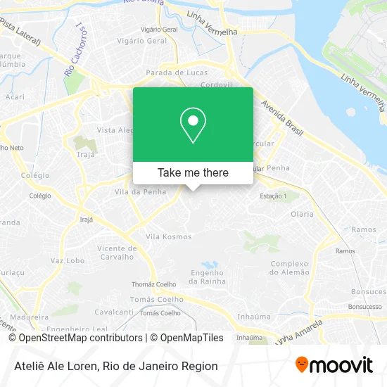 Ateliê Ale Loren map