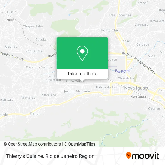 Thierry's Cuisine map