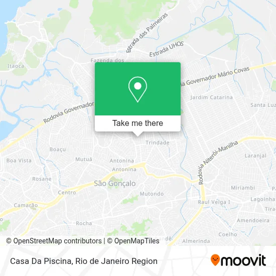 Casa Da Piscina map