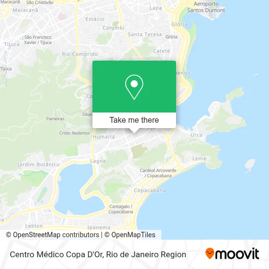 Centro Médico Copa D'Or map