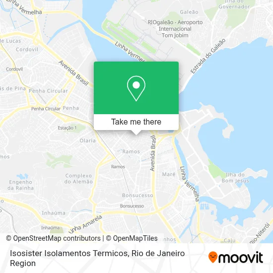 Isosister Isolamentos Termicos map
