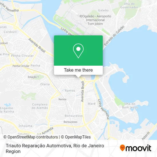 Triauto Reparação Automotiva map