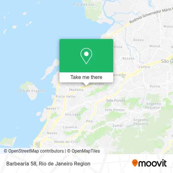 Barbearia 58 map