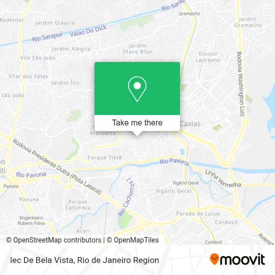 Iec De Bela Vista map