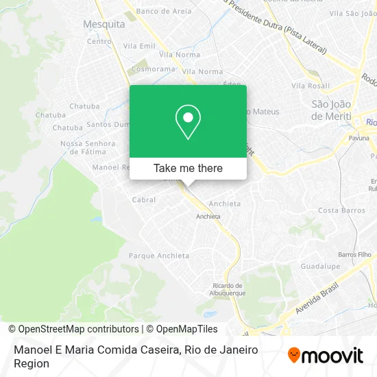 Manoel E Maria Comida Caseira map