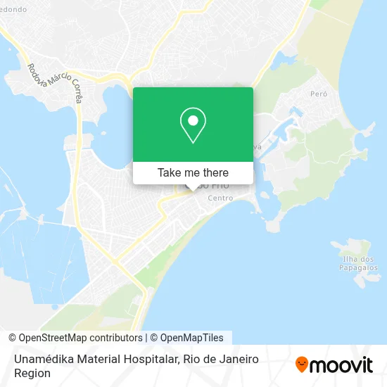 Unamédika Material Hospitalar map