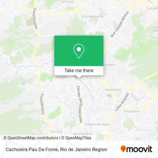 Cachoeira Pau Da Fome map