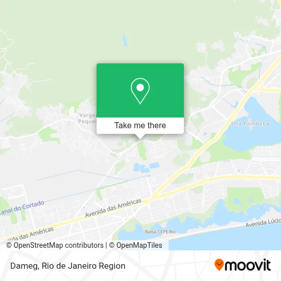 Dameg map