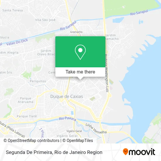 Segunda De Primeira map