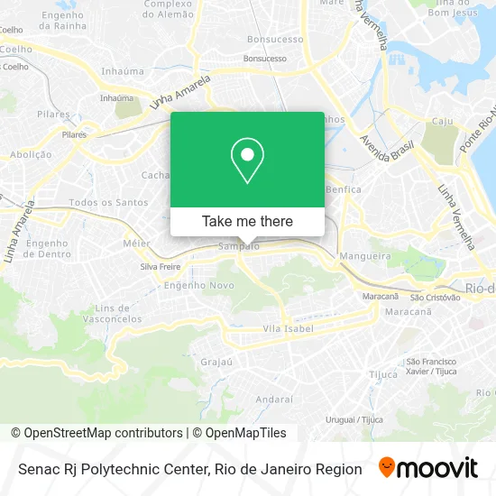 Senac Rj Polytechnic Center map