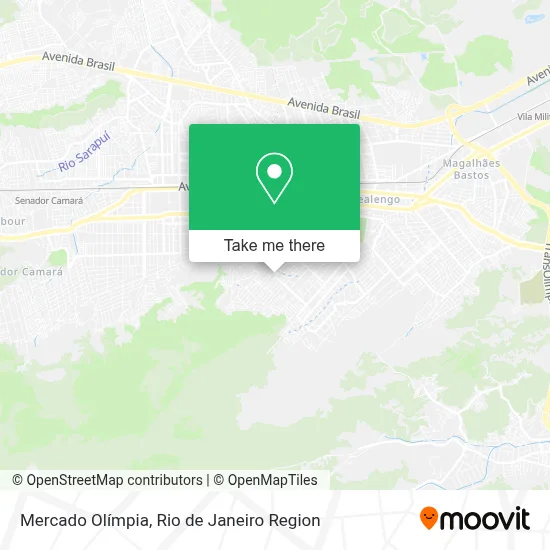 Mercado Olímpia map