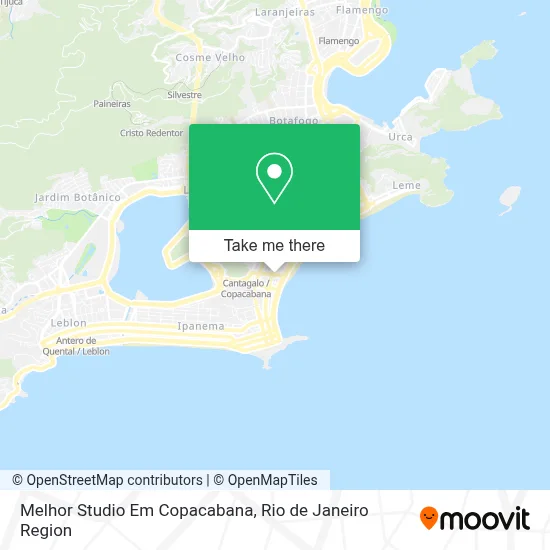Melhor Studio Em Copacabana map