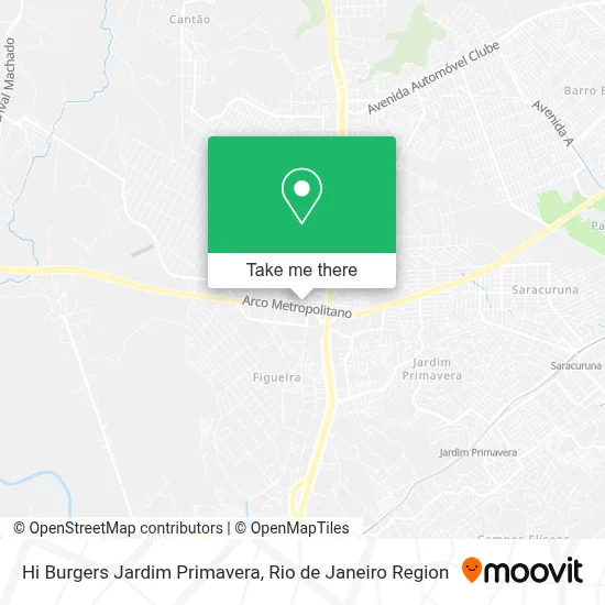 Hi Burgers Jardim Primavera map