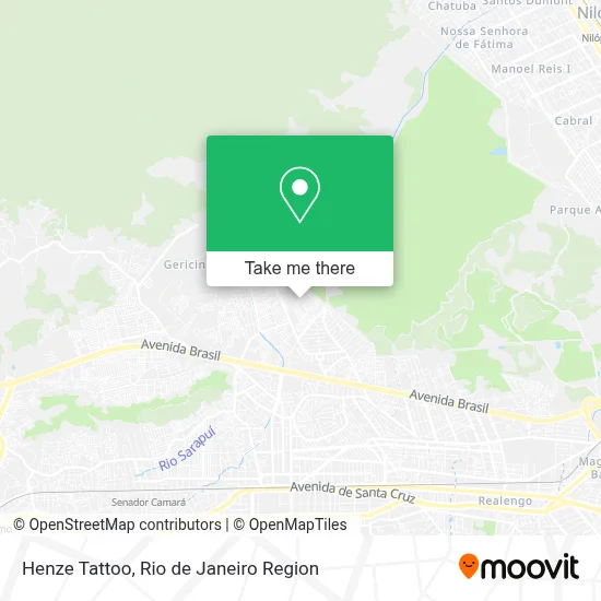 Henze Tattoo map