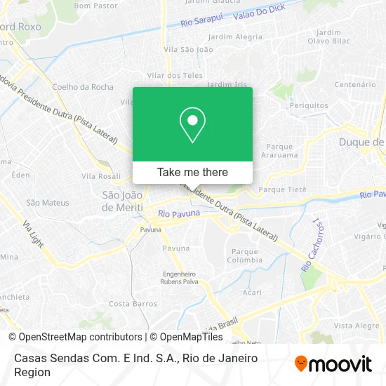 Casas Sendas Com. E Ind. S.A. map