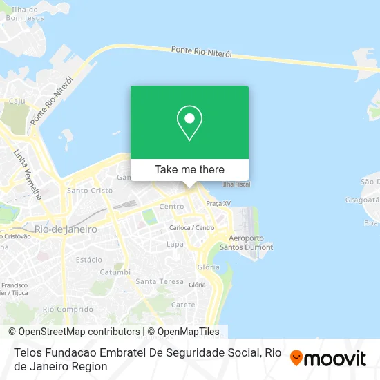 Telos Fundacao Embratel De Seguridade Social map