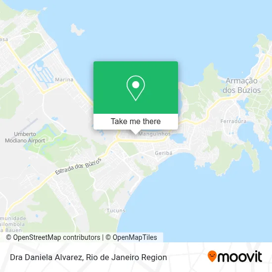 Dra Daniela Alvarez map