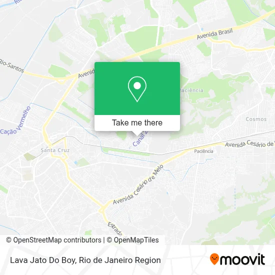 Lava Jato Do Boy map