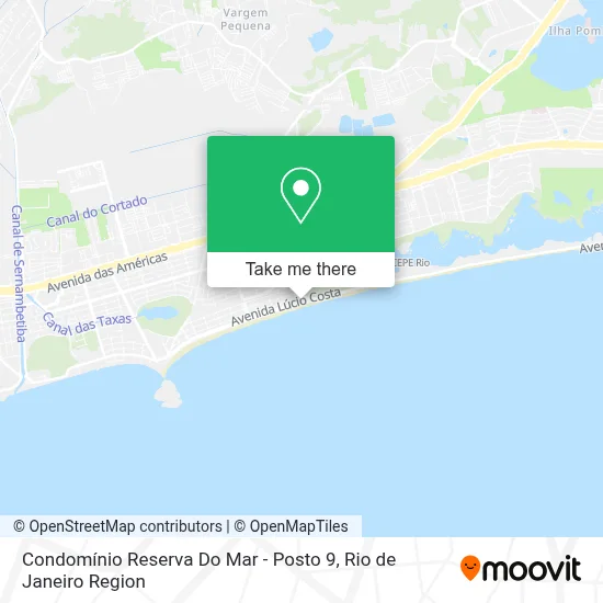 Condomínio Reserva Do Mar - Posto 9 map